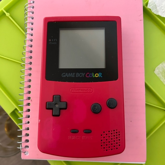 Red Game Boy Color made in China no games - Picture 2 of 7
